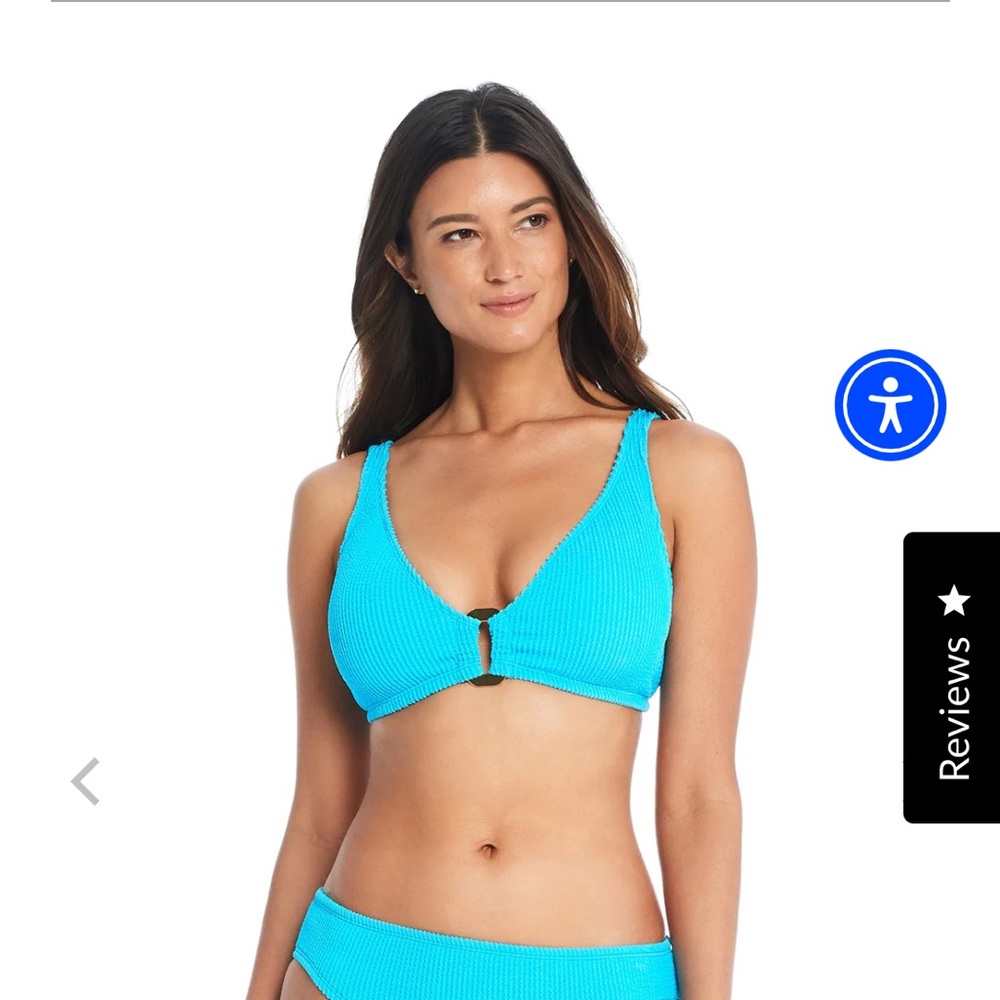 Bleu Rod Beattie Blue Bikini top